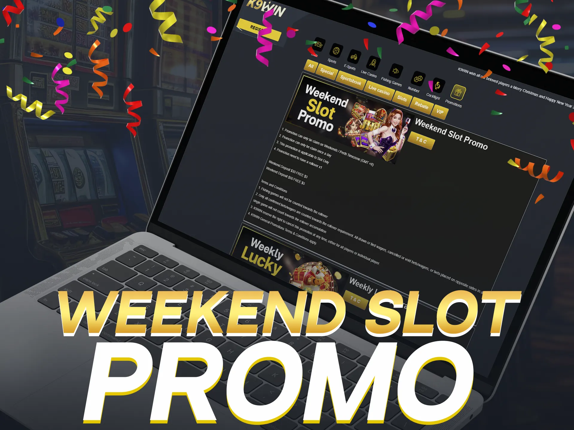 Boost your weekend with K9Win Casino slot promotions!