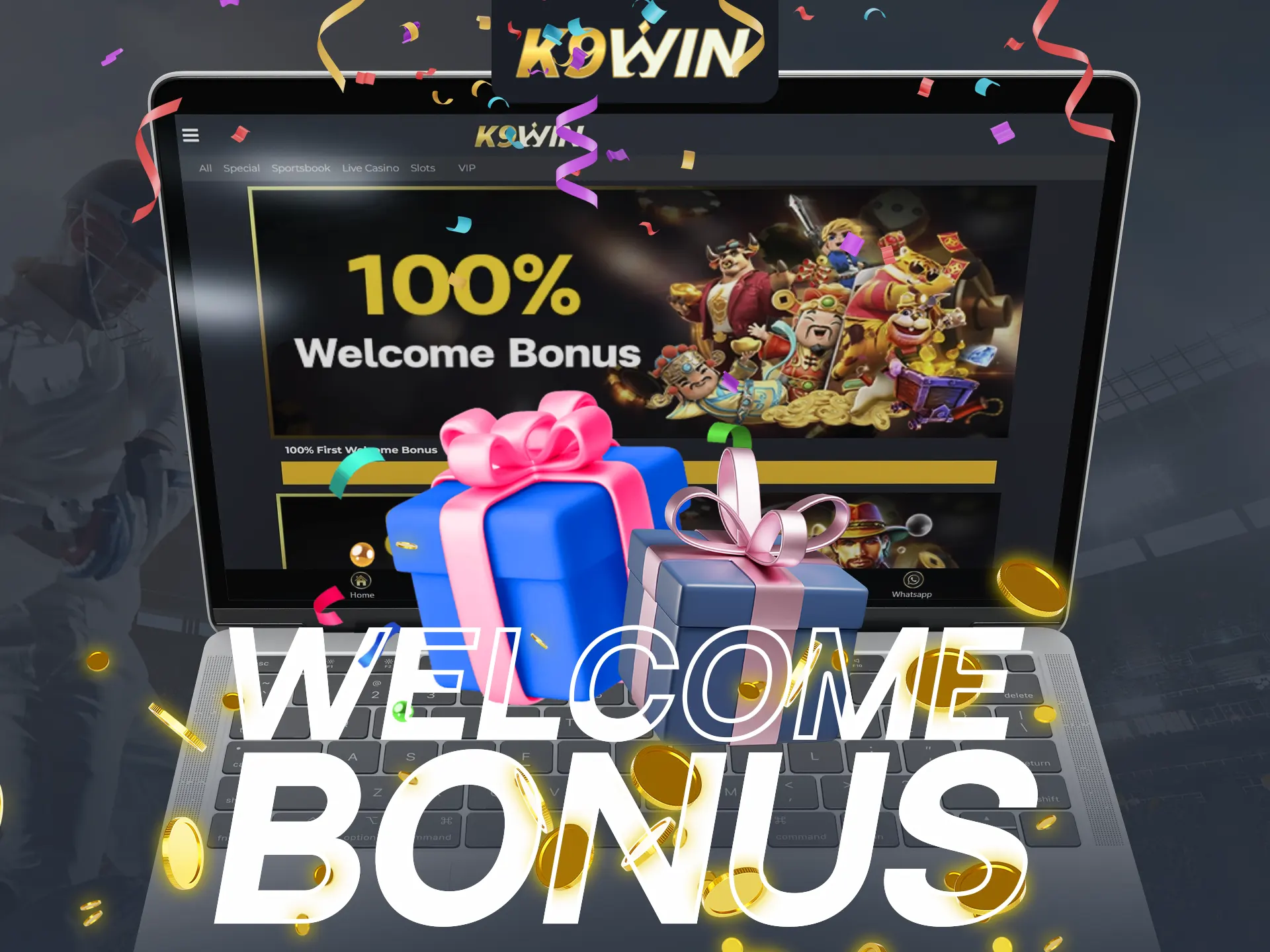 Claim up to $1,000 AUD welcome bonus on K9WIN.