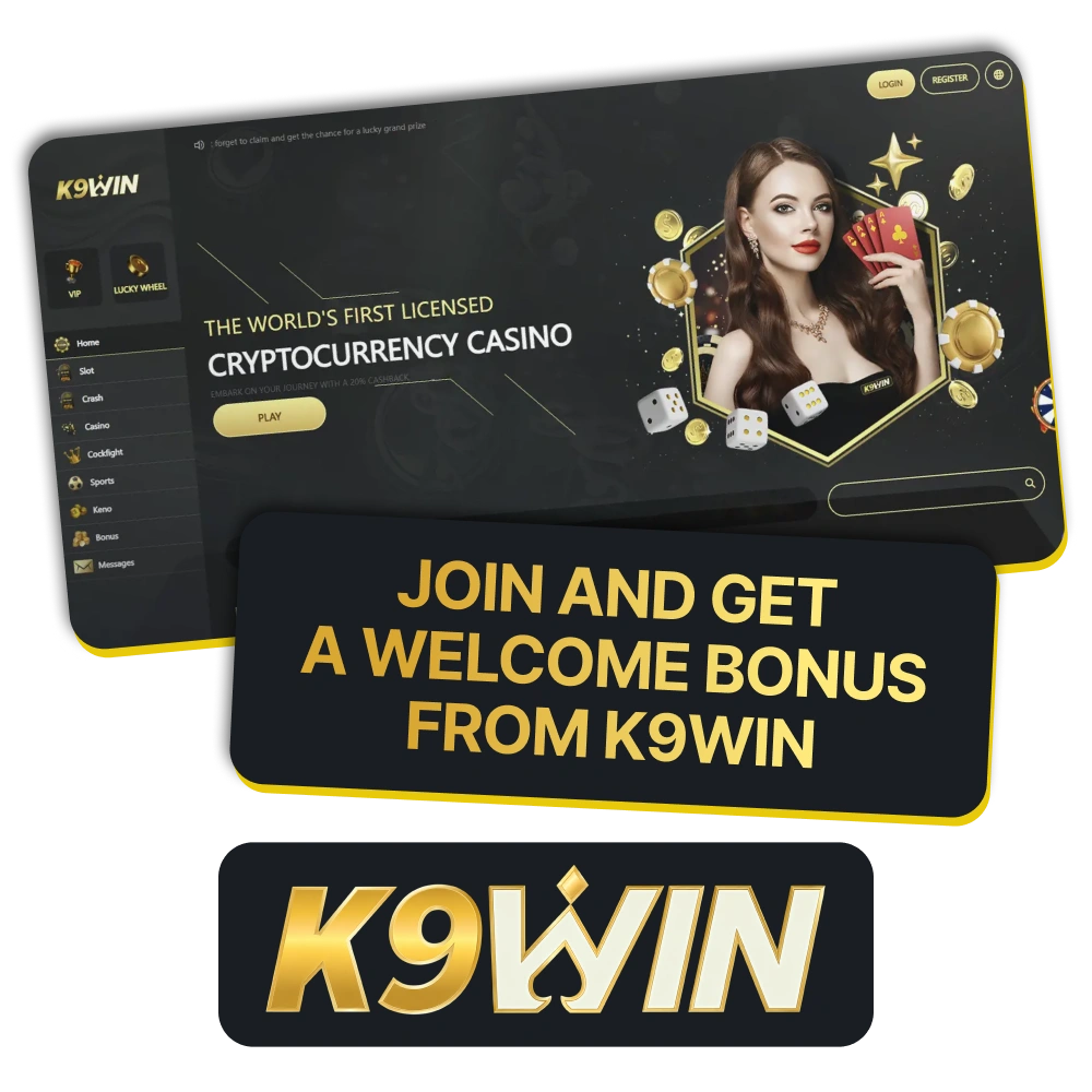 Join the official K9win platform to bet and play.